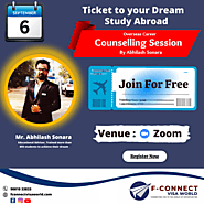 Opportunities Don't Happen you Create them !! Attend greatest overseas educational career counselling Session !! Get ...