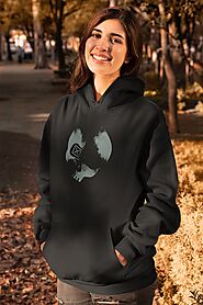 Badfit Skull Women Black Hoodie