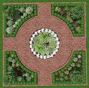Easy English Cottage Herb Garden Design Ideas