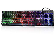 Rii RK100+ Ultra slim Gaming Keyboard Sold by Eishops