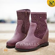 Womens Cutout Ankle Boots CW305335 - cwmalls.com