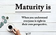 Maturity – Oyinsunkanmi's ideas