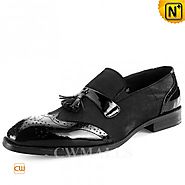 CWMALLS® Tassel Brogue Leather Loafers CW716037