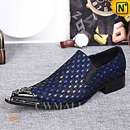 CWMALLS® Designer Embossed Dress Loafers CW707005