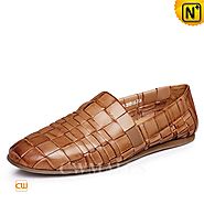 CWMALLS® Mens Designer Leather Slip-on Shoes CW716408