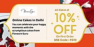 Online Cake Delivery in Delhi, Send Cakes to Delhi on Same Day - Flavours Guru