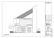 √ Tampak Depan 2D Rumah Minimalis dengan Atap Miring Pelana | Gambar Desain Arsitek