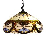 Amora Lighting AM1062HL16 Tiffany Style Ceiling Pendant Hanging Lamps, 16-Inch