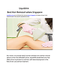 Best Hair Removal salons Singapore