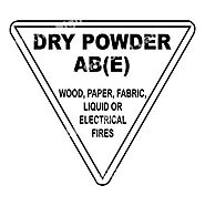 Dry Powder AB(E) - Wood, Paper, Fabric, Liquid Or Electrical Fires Sign and Images in India with Online Shopping Webs...