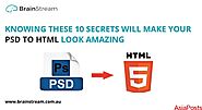 10 Secrets Will Make Your PSD To HTML Look Amazing - AsiaPosts