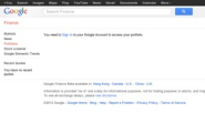 Google Finance: Track your portfolio & the market for free