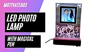 Photo Lamp with Magical Pen - acrylic led lamp- LED Lamp with Photo Wholesale in India - Motivatebox