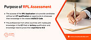 Purpose of RPL Assessment