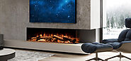 Electric Fireplace- European Home Linnea 60" Halo Range | Embers Living