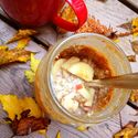 Apple Peanut Butter Overnight Oats