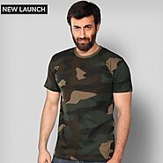 Buy Camouflage Tshirts Online in India at Best Price