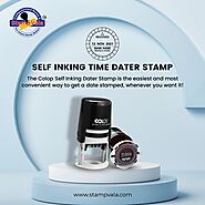 Self Inking Time Dater Stamp