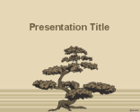 Bonsai Tree PowerPoint Template | Free Powerpoint Templates