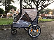 Hercules Extra Large Pet Stroller for Large Breed Dog perfect for Walking, Biking and Jogging