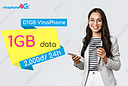 Đăng ký gói cước D1GB VinaPhone nhận 1.5GB chỉ 2.000đ