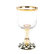 COURTLY CHECK WINE GLASS