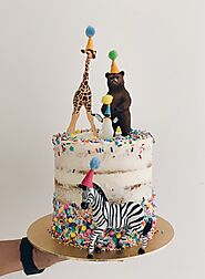 Safari Animal Birthday Cakes for Kids | Birthday Cake Shop Near Me