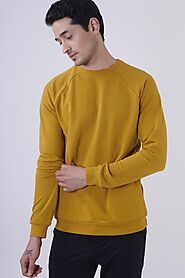 Mustard Sweatshirt for Men - Beyours