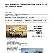 What is Interactive Electronic Technical Manual IETM and How Does it Work