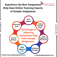 Experience the best Assignment Help from online Tutoring Experts of Sample Assignment