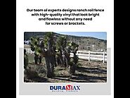 Install Vinyl Ranch Rail Fence Around Your Farm