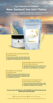 Top Features of TURNER New Zealand Sea Salt Flakes