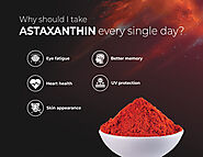 Sources and benefits of Astaxanthin | Infographics