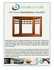 Why Window Glass Repairing is Affordable