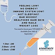 B12 Injections in Bromley - Renuvenate