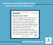 Our Clients Reviews - Renuvenate