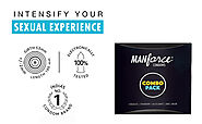 Buy Manforce Multi-Flavoured Wild 3in1 Condoms Combo Pack (Grape, Mint, Strawberry, Chocolate & Melon) - 20s (Pack of...