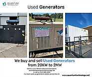 We buy and sell used generators - Quantum Technology