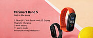 Mi Smart Band 5 – India’s No. 1 Fitness Band, 1.1-inch AMOLED Color Display, Magnetic Charging, 2 Weeks Battery Life,...