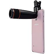 Smars Mobile Telescope Lens Kit for All Mobile Camera with 12X Zoom | DSLR Blur Background Effect : Amazon.in: Electr...