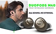 Mivi Duopods M40 True Wireless BluetoothIn Ear Earbuds with Mic, Studio Sound, Powerful Bass, 24 Hours of Battery and...