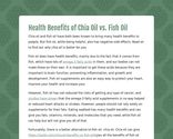 Health Benefits of Chia Oil vs. Fish Oil - Tackk