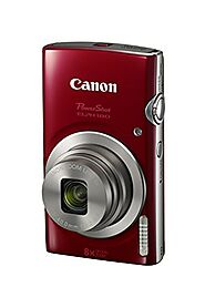 Canon PowerShot ELPH 180 Digital Camera w/ Image Stabilization and Smart AUTO Mode (Red)