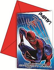 Spiderman Party Invitations