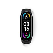 Xiaomi Mi Smart Band 6 - 1.56'' AMOLED Touch Screen, SPO2, Sleep Breathing Tracking, 5ATM Water Resistant, 14 Days Ba...