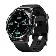 Tinwoo Smart Watch for Android / iOS Phones,46mm Support Wireless Charging,Bluetooth Health Tracker with Heart Rate M...