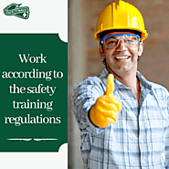 Work according to the safety training regulations