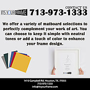 Itsyourframe - Fine Art and Custom Framing in Houston,TX