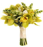 Beautiful Yellow Smile Wedding Bouquet