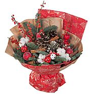 Shop Christmas Decoration Bouquet by Luxury Flower Delivery